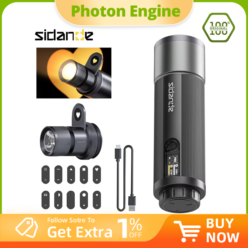 Photography Lighting Uk - Latarka SIDANDE 12W PRO 3500-7000k RGB