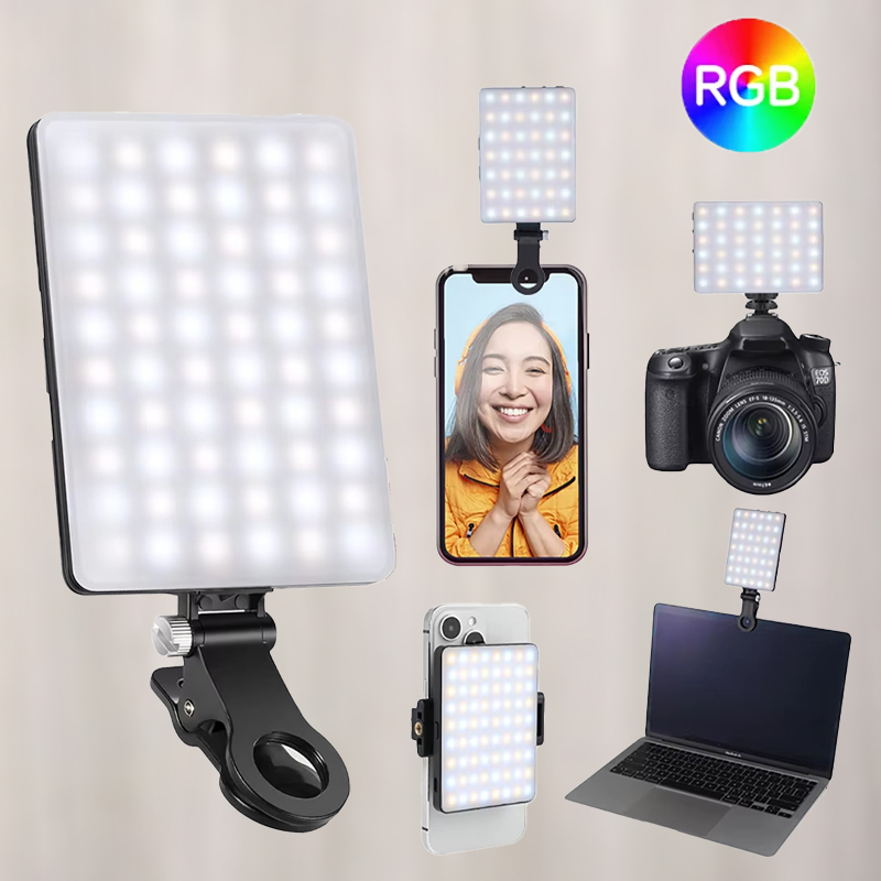 Photography Lighting Rgb - Mini RGB LED Lampa Wypełniająca Przenośna