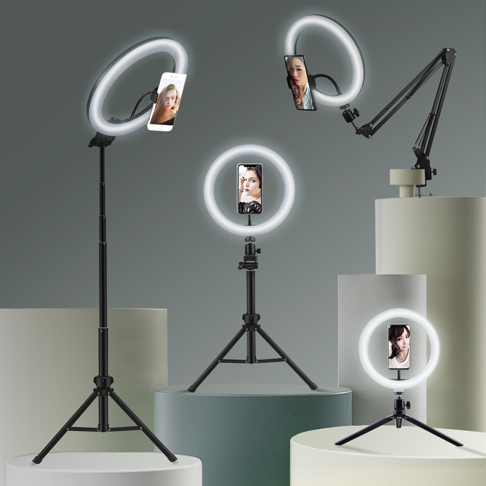 Photography Lighting Circle - Youtube strzelanie Vlog Selfie okrągłe zdjęcie