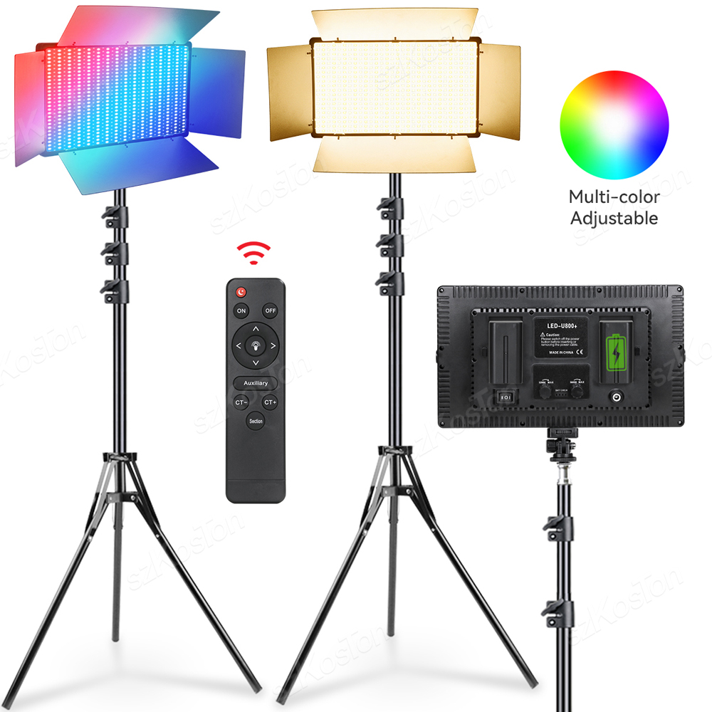 Photography Lighting Uk - LED RGB wideo zestawy oświetleniowe fotografia