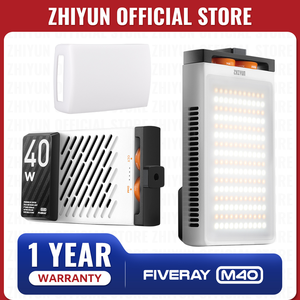 Photography Lighting For Outdoors - Oficjalne lampy LED ZHIYUN FIVERAY M40