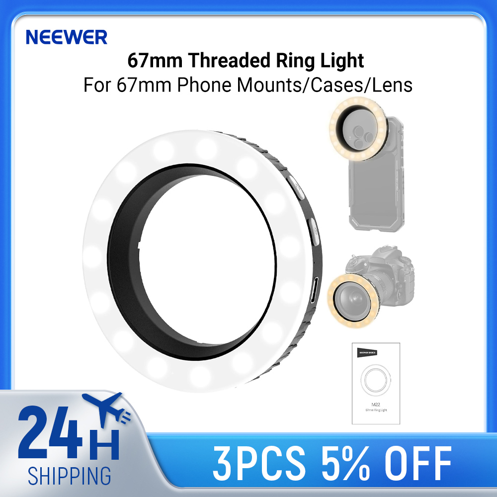 Photography Lighting Circle - NEEWER Basics 67mm Pierścieniowa Lampa z