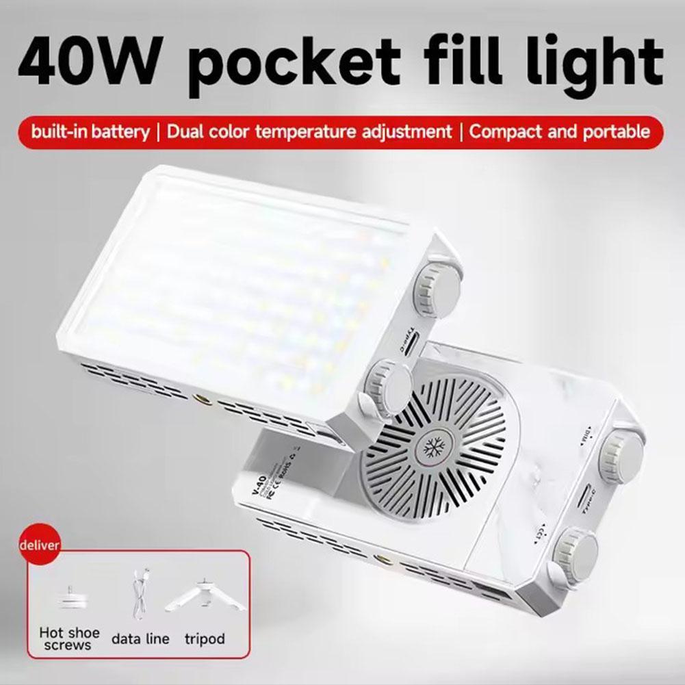 Photography Lighting Color - Konfigurowalna lampa LED do kamery 40W,