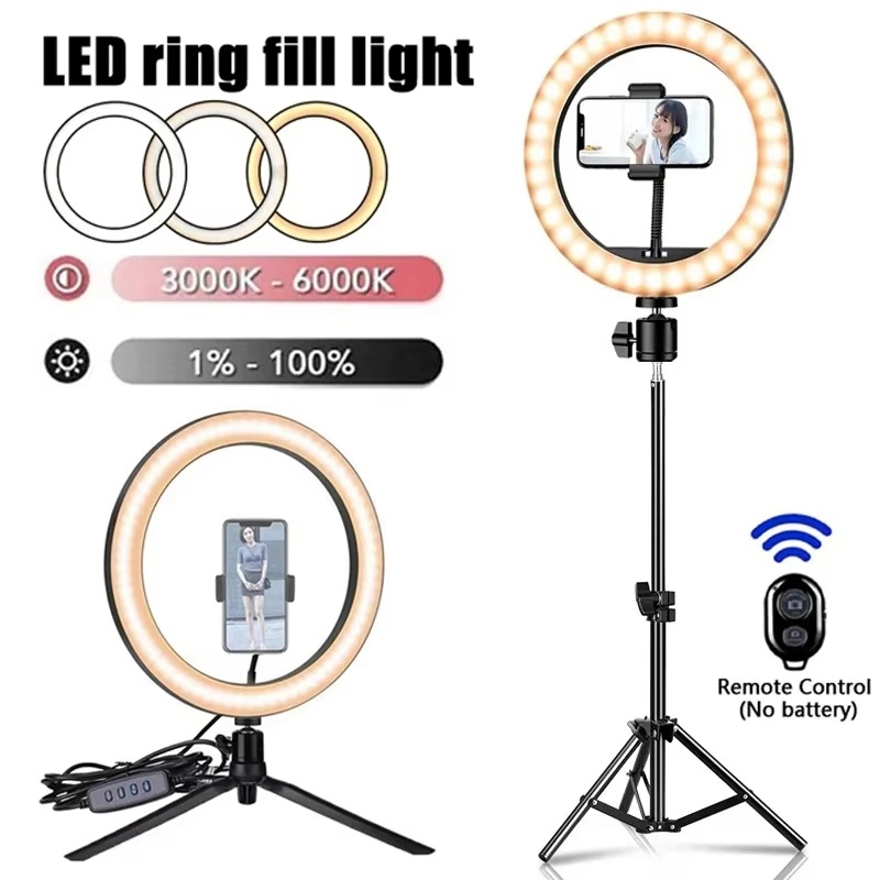 Photography Lighting Circle - Lampa Pierścieniowa LED do Selfie, Fotograficzna