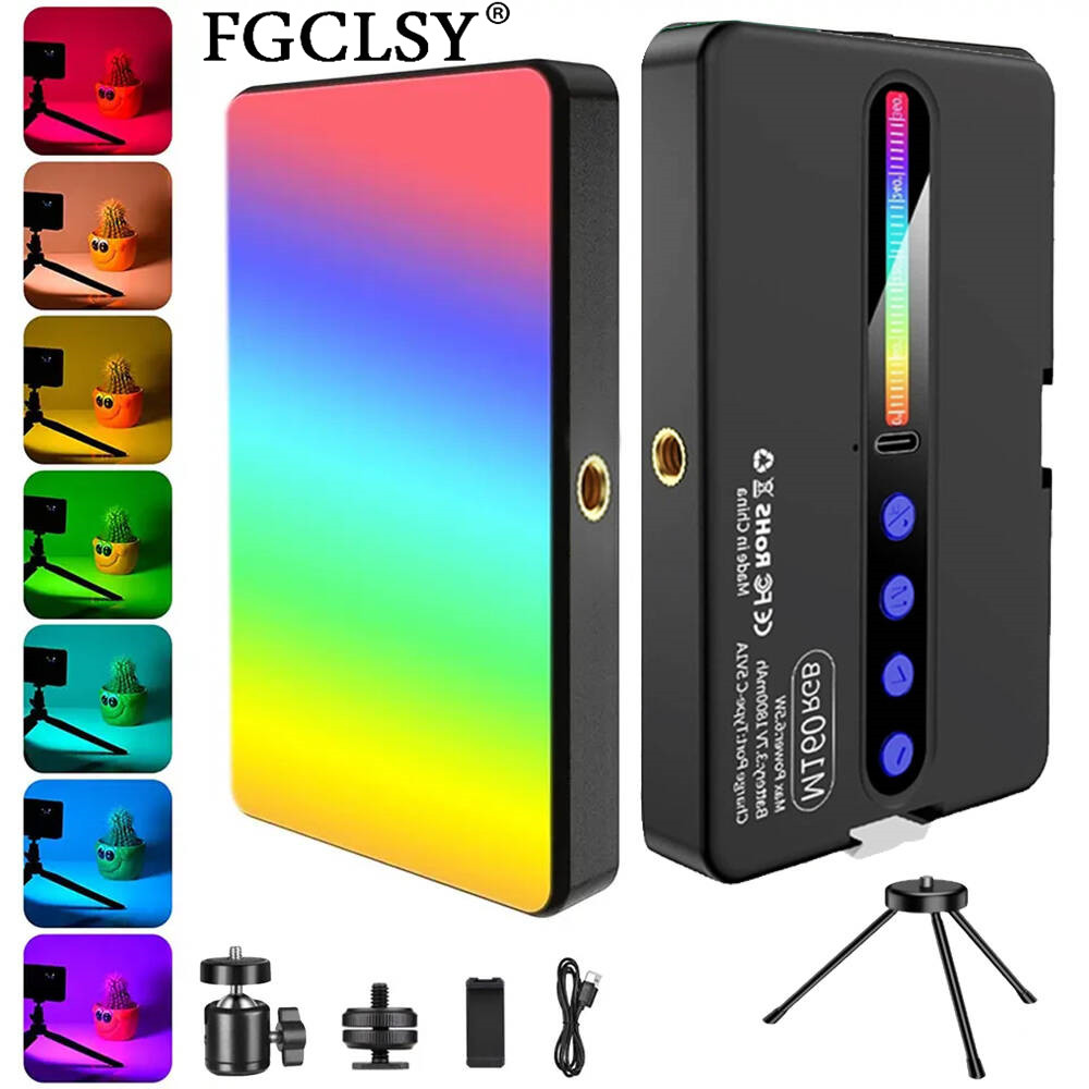 Photography Lighting Uk - Zestaw oświetlenia LED RGB do kamery,