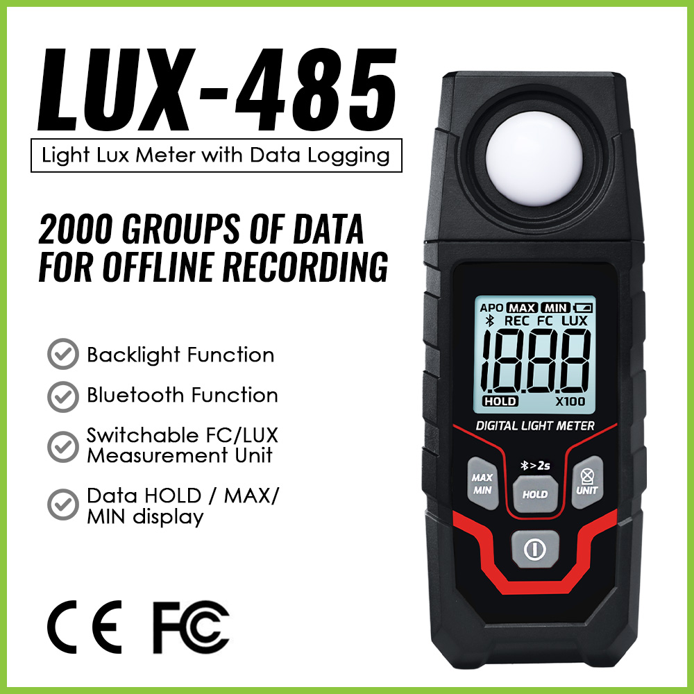 Photography Lighting Meter - Cyfrowy miernik natężenia oświetlenia Bluetooth z