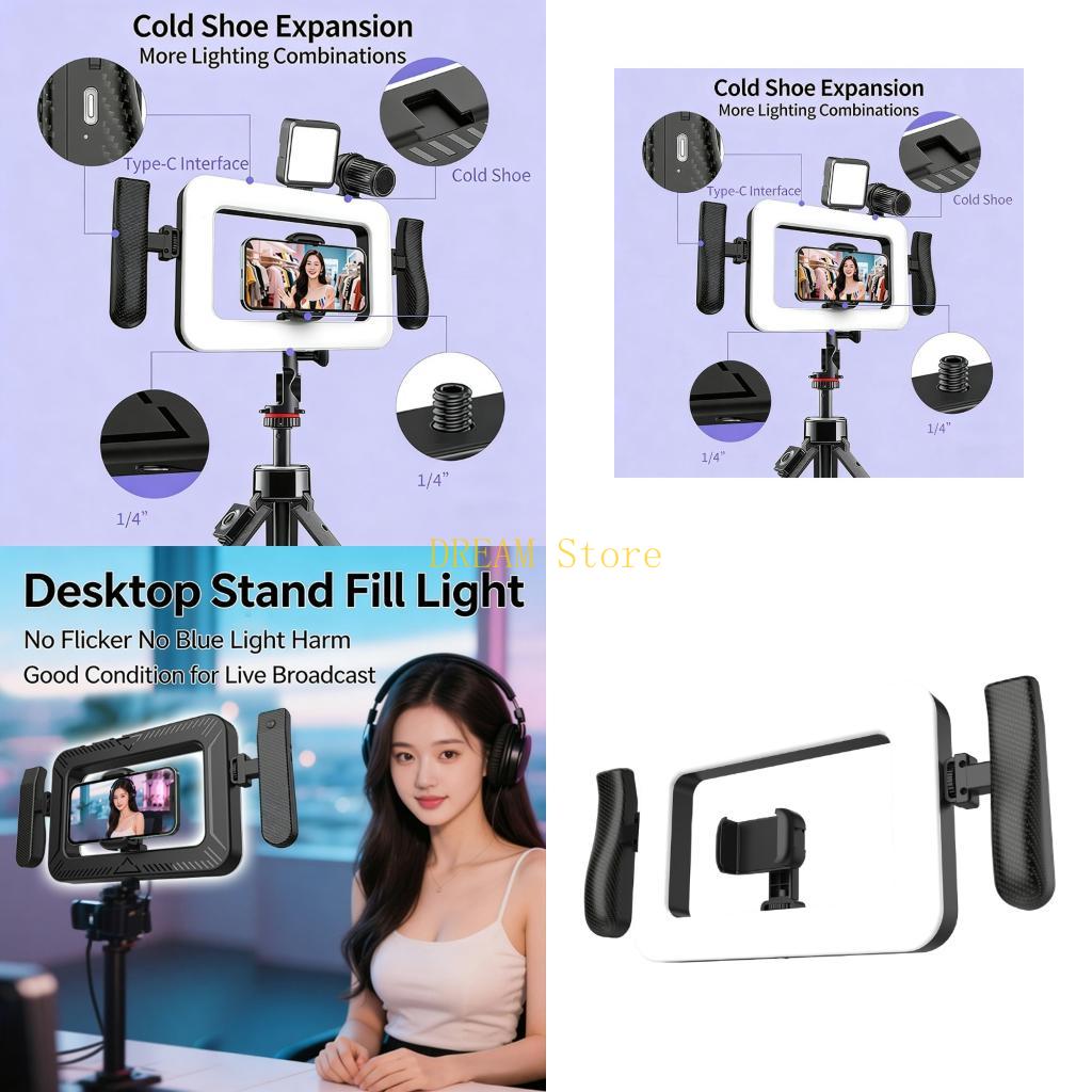 Photography Lighting Color - Ręczna przenośna latarka 360 stopni z