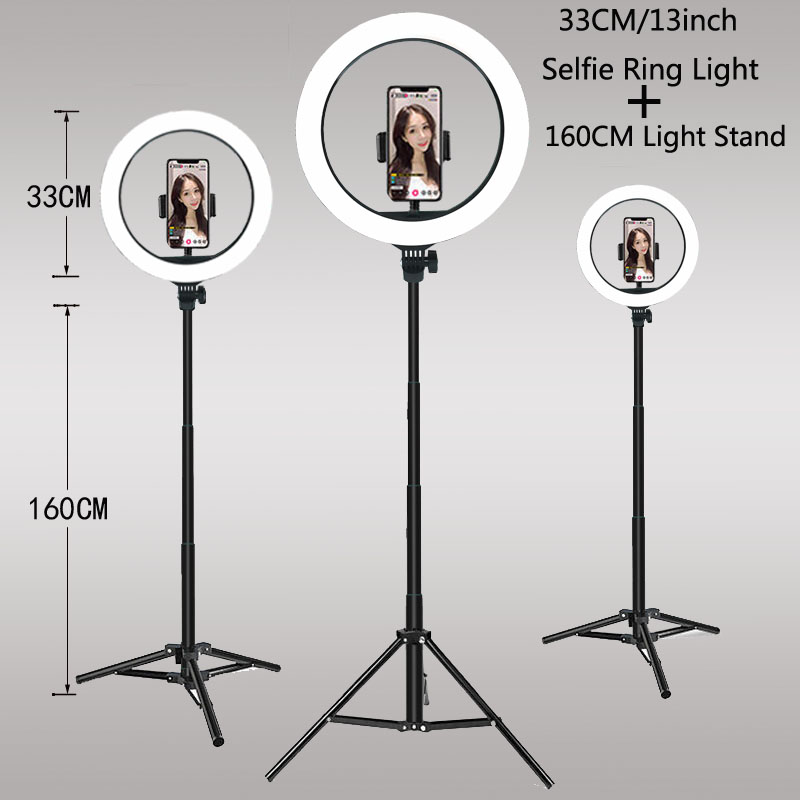 Photography Lighting Circle - 26 33CM Światła wideo Ściemnialne światło