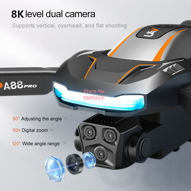 Dron RC 8K z pozycjonowaniem p – Photography Lighting Color recenzja i cena