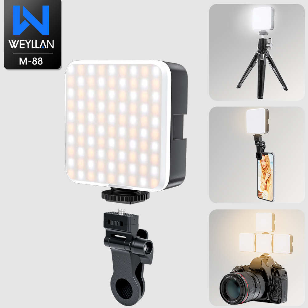 WEYLLAN M-88 2000mAh LED Video – Photography Lighting Brand recenzja i cena