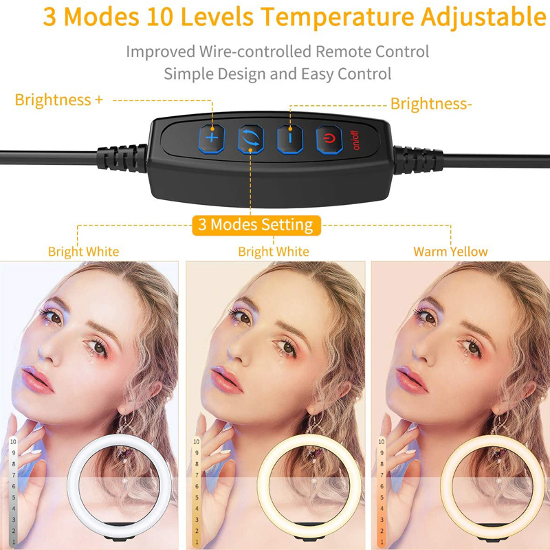Lampa LED do selfie z regulacj – Photography Lighting Circle recenzja i cena