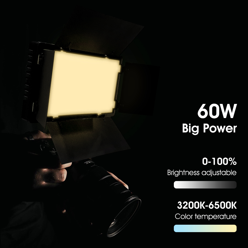 Przenośna lampa wideo DS60BI,  – Photography Lighting Uk recenzja i cena