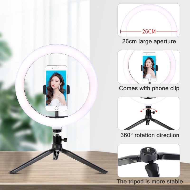 26cm 10-calowy pierścień LED d – Photography Lighting Circle recenzja i cena