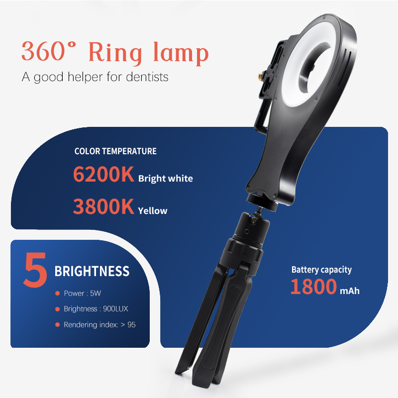 JUMTOP Pierścieniowa lampa do  – Photography Lighting Color recenzja i cena
