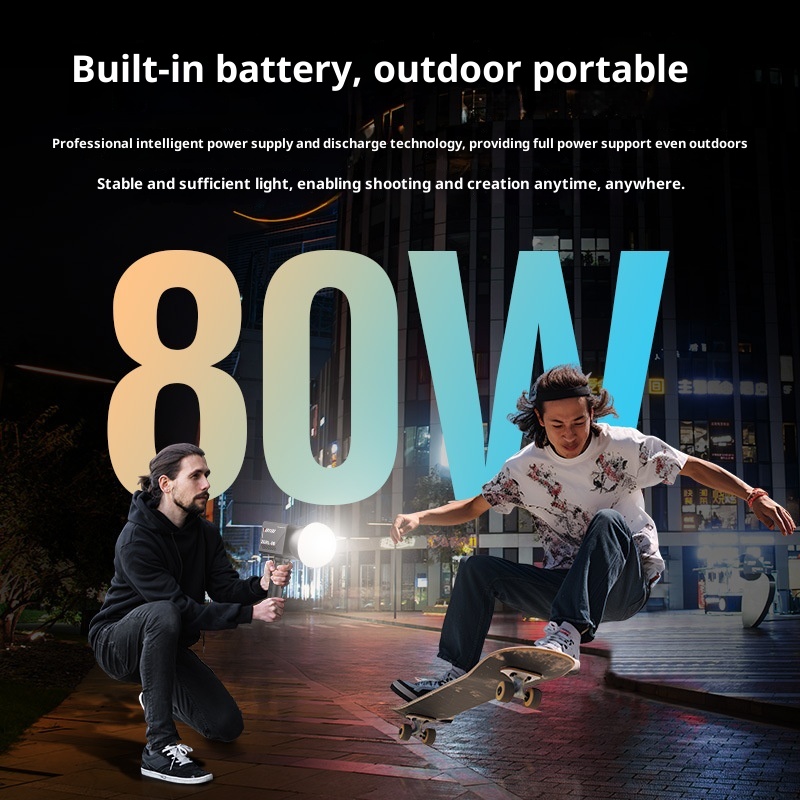 ZGRL80 80W COB LED Lampa Wideo – Photography Lighting For Outdoors recenzja i cena