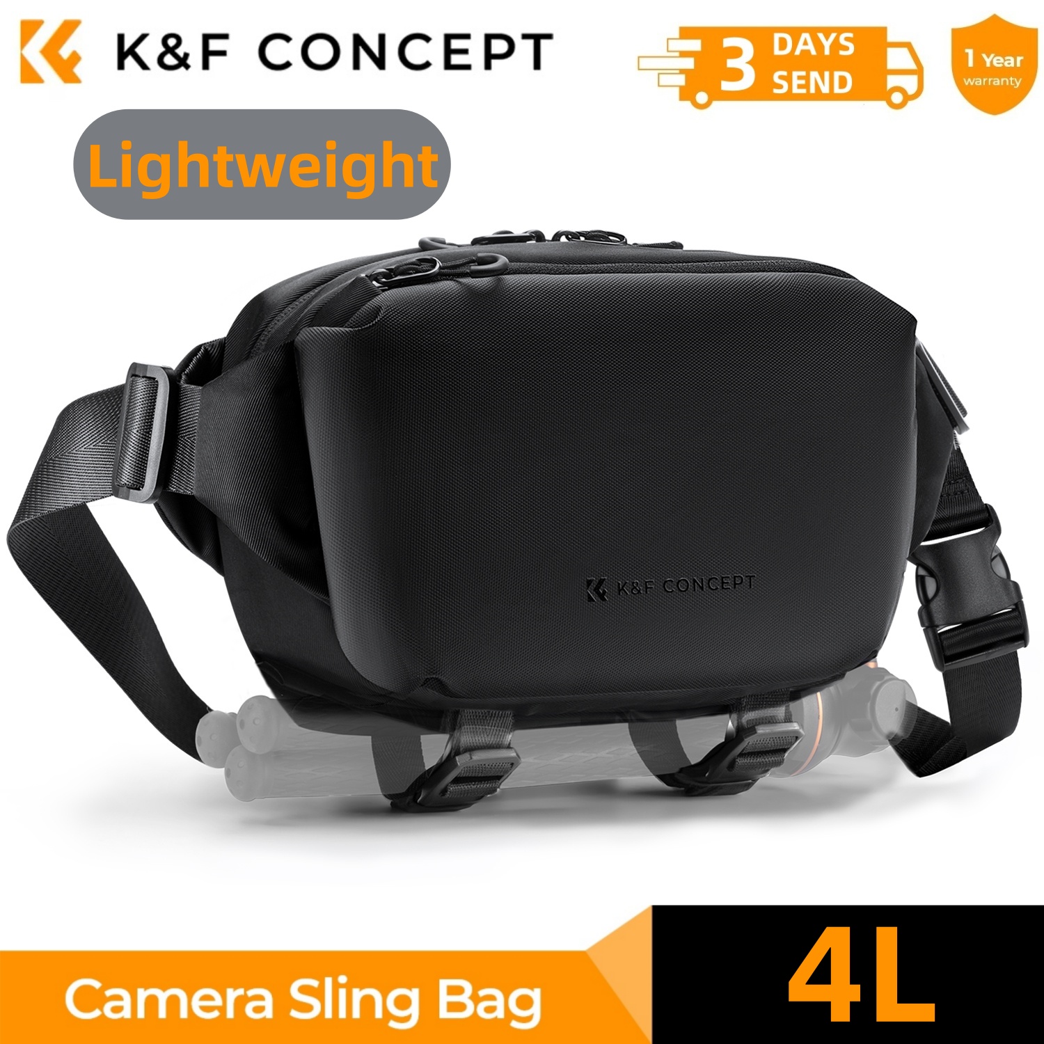 Torba na aparat K&F CONCEPT 4L – Photography Lighting Bag recenzja i cena