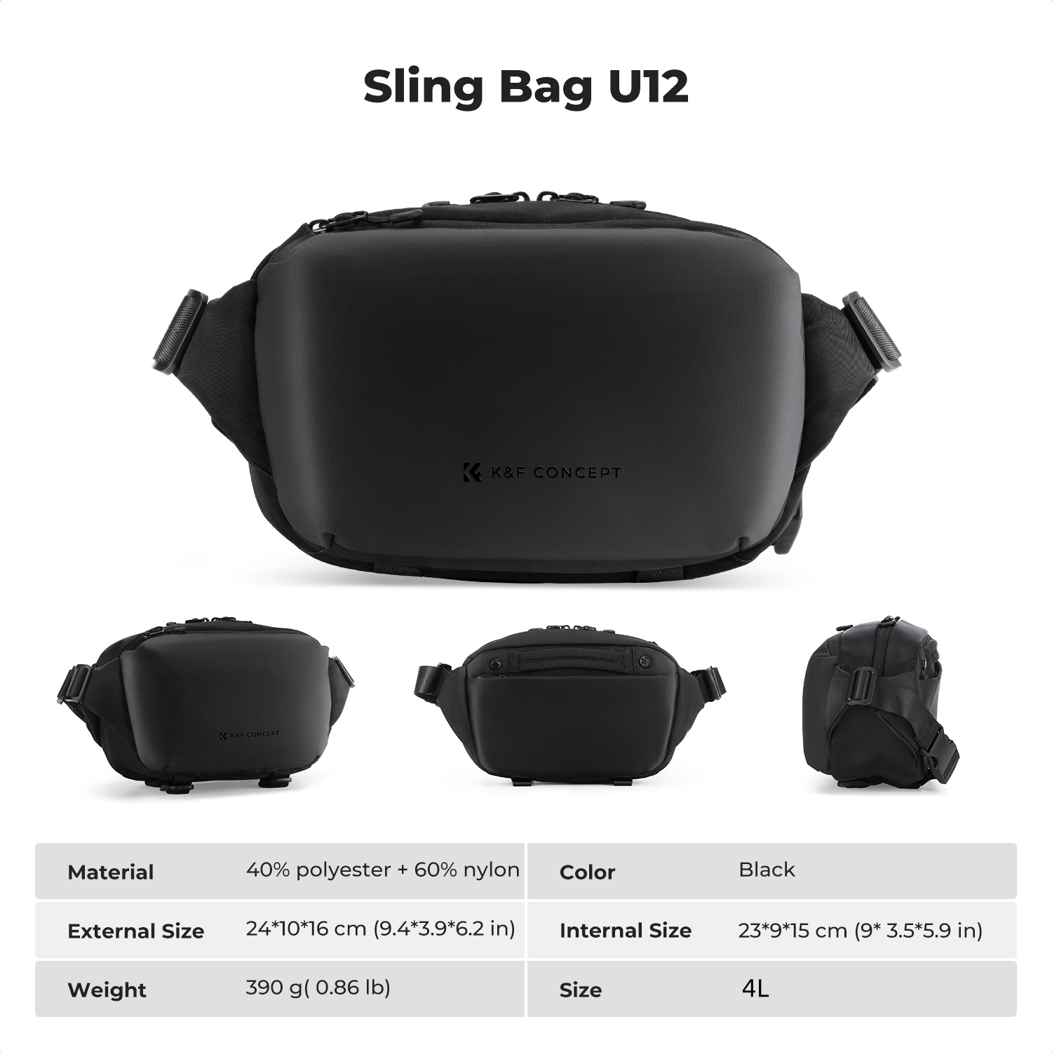 Torba na aparat K&F CONCEPT 4L – Photography Lighting Bag recenzja i cena