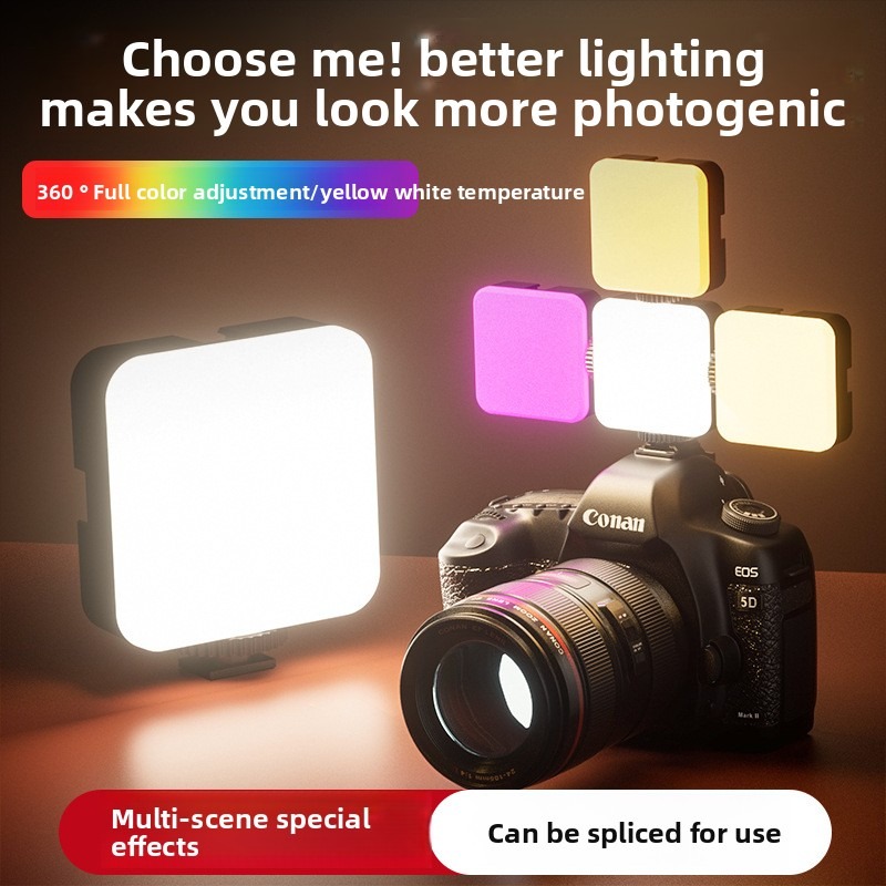 Lampa kieszonkowa RGB do fotog – Photography Lighting Color recenzja i cena