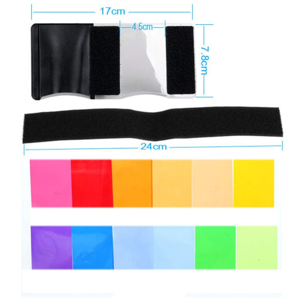 Zestaw 12 Kolorowych Żeli do L – Photography Lighting Meter recenzja i cena