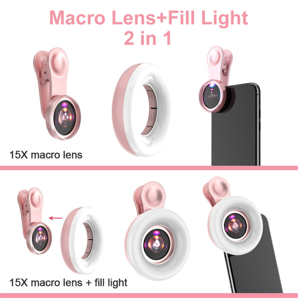 Obiektyw mobilny 15X Obiektyw  – Photography Lighting Circle recenzja i cena