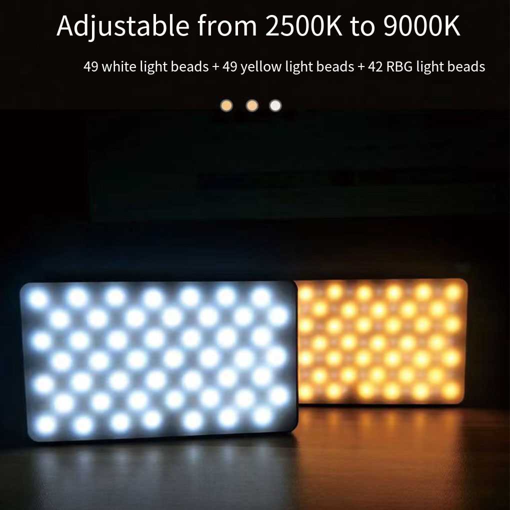 Tryby RGB Mini reflektor wypeł – Photography Lighting Color recenzja i cena