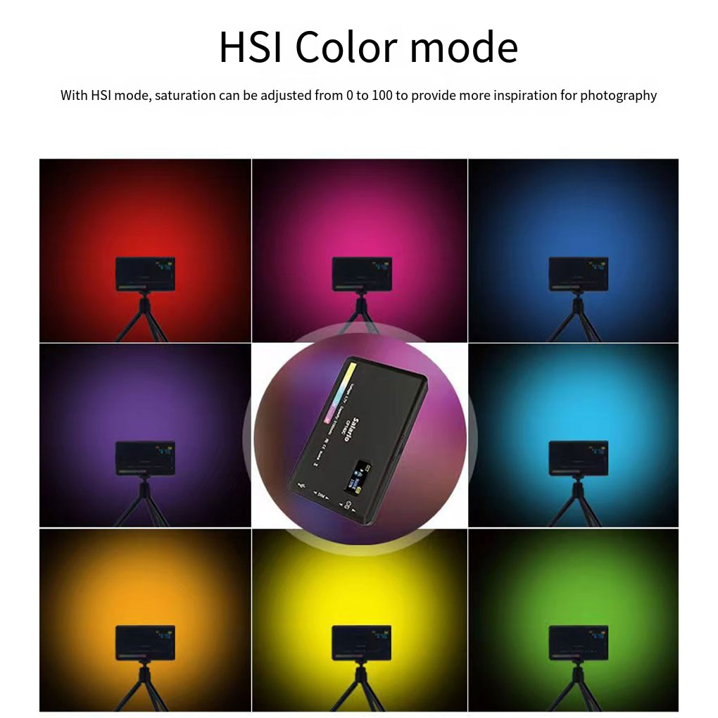 Tryby RGB Mini reflektor wypeł – Photography Lighting Color recenzja i cena