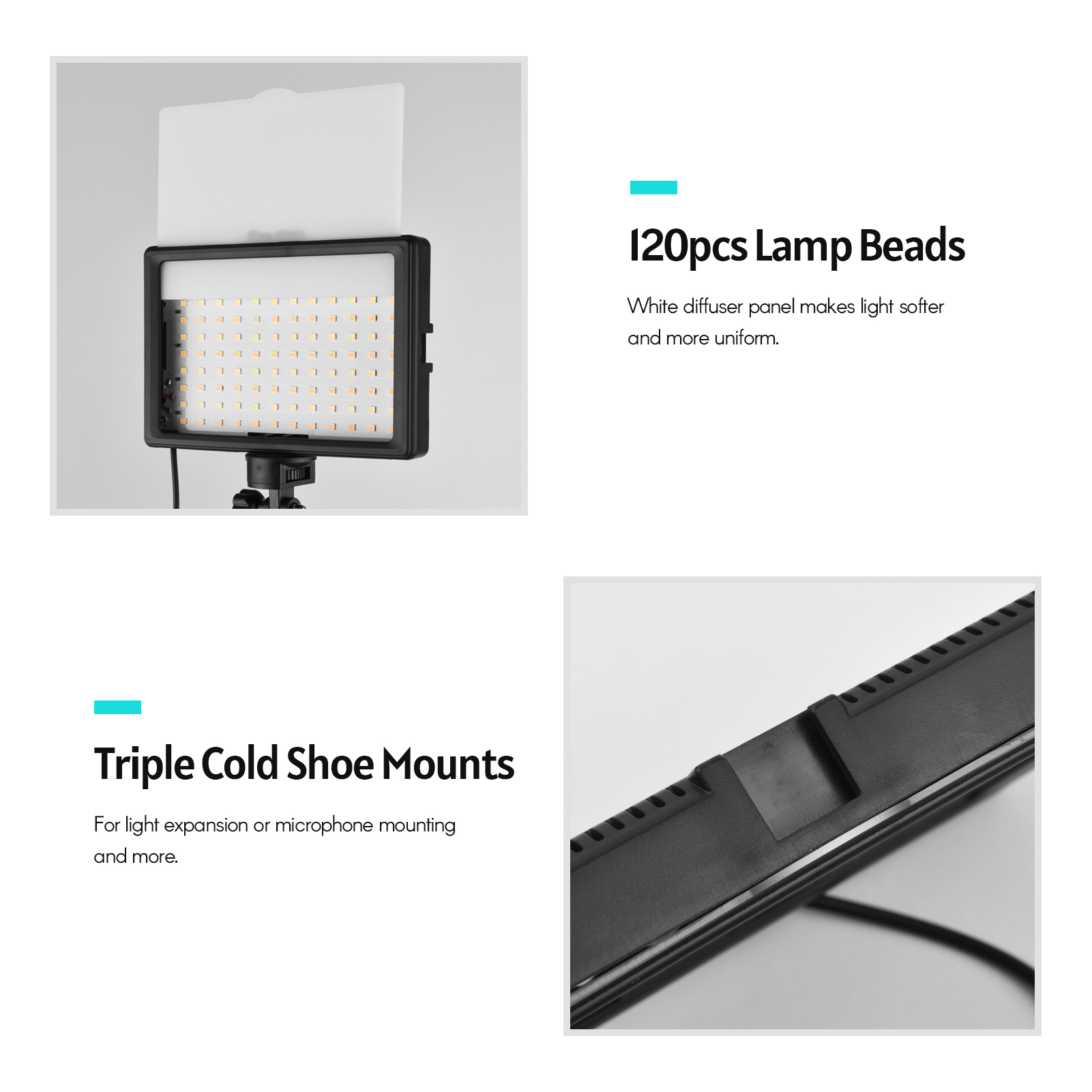 Andoer 2 szt. Zestaw światło L – Photography Lighting Uk recenzja i cena