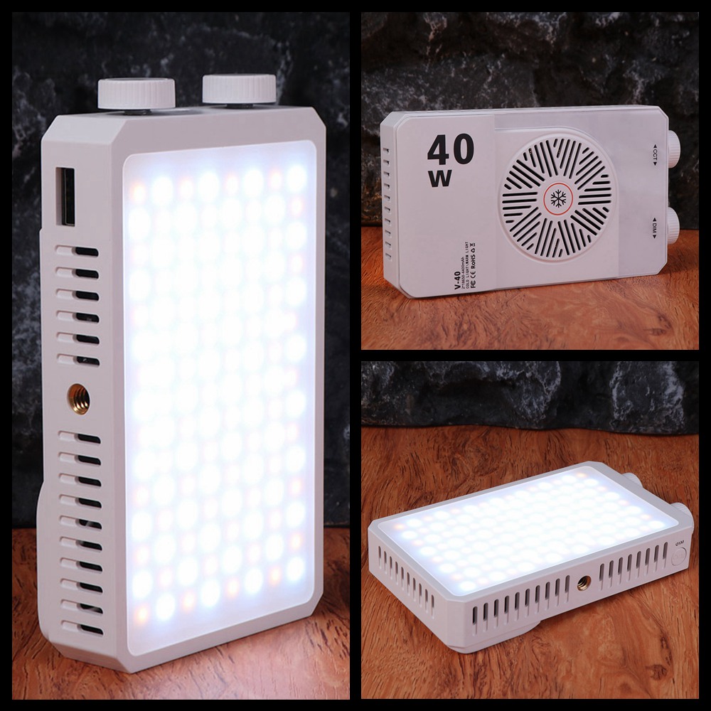 Lampa LED RGB do kamery 40W, 2 – Photography Lighting Color recenzja i cena