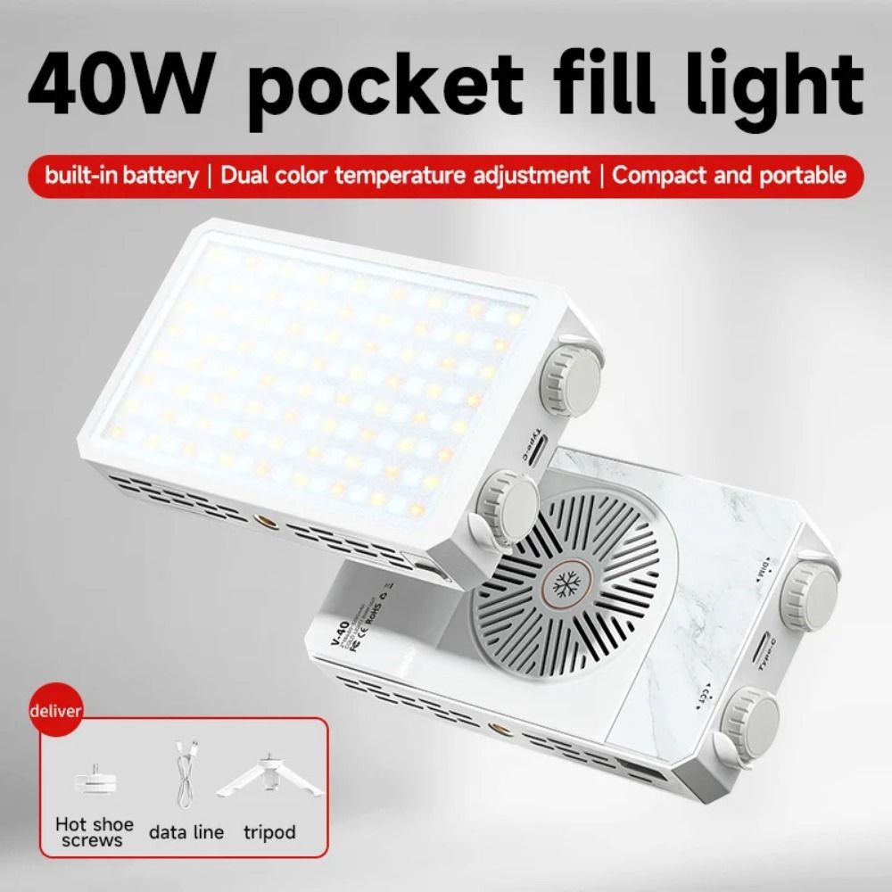 Lampa LED RGB do kamery 40W, 2 – Photography Lighting Color recenzja i cena